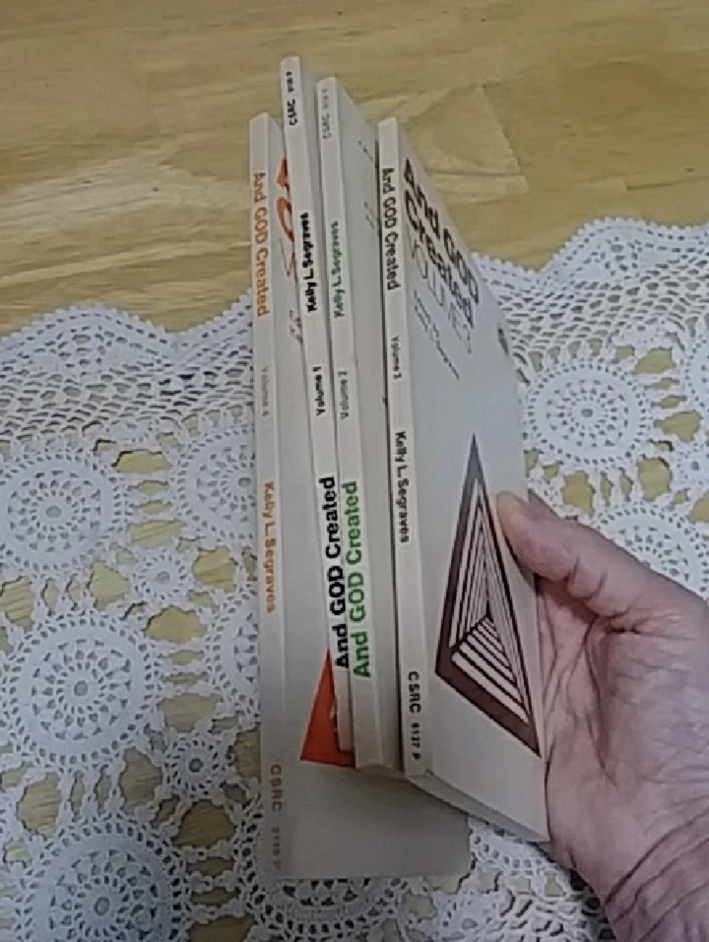 And God created 4 Volume Set by Kelly L. Segraves Creation Science